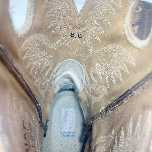 Arita heritage roughstock brown roper western cowboy boot #1000227 men’s 8.5D - Picture 12 of 13